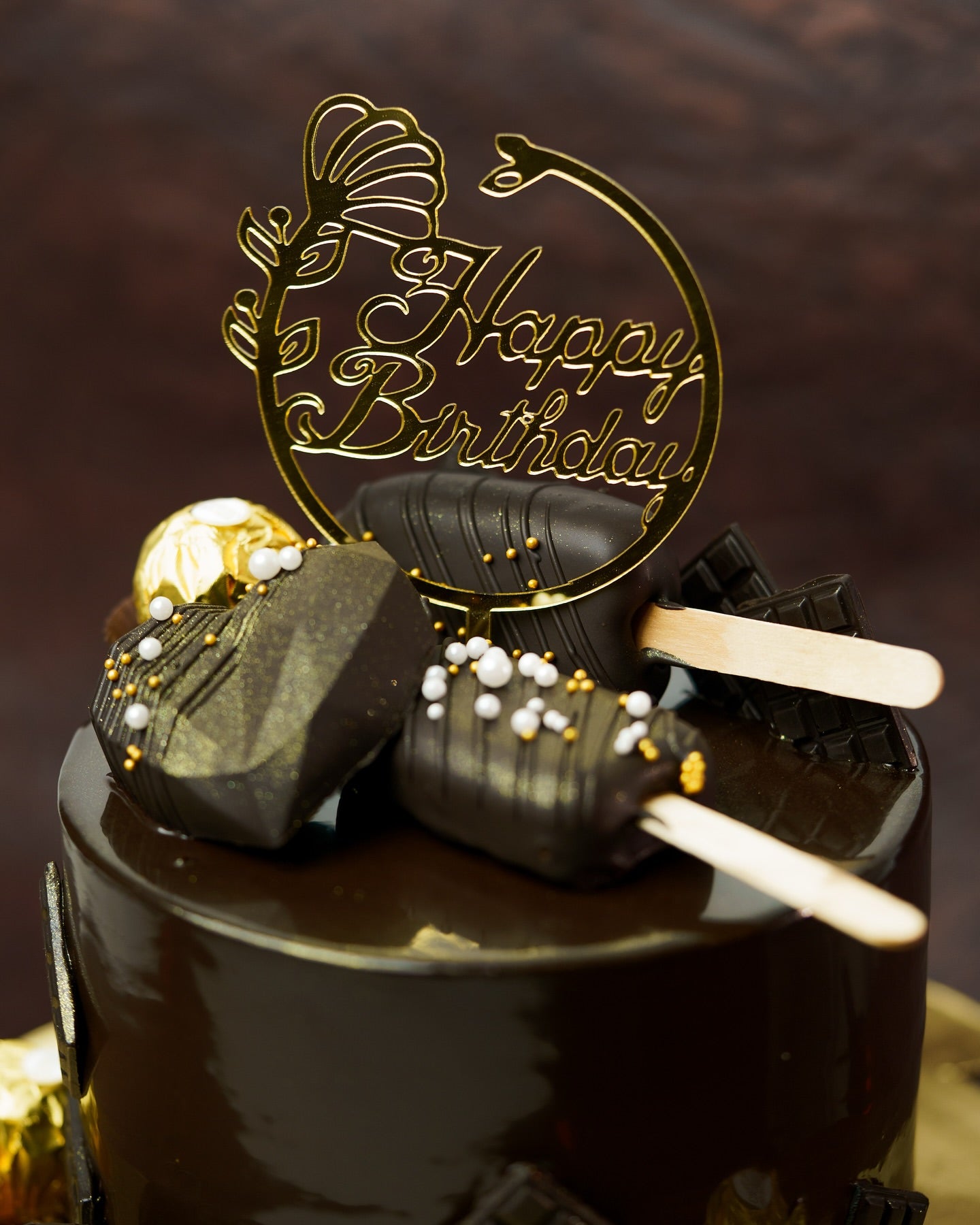 Chocolate Loaded Birthday Cake